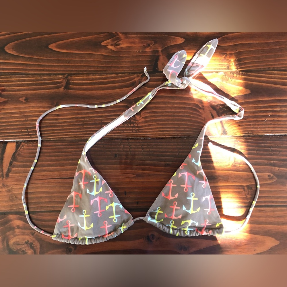 Women’s Victoria’s Secret Anchor Tie- On Bikini Top